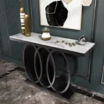 طاولة كونسول بتصميم دوائر عصرى فخم
