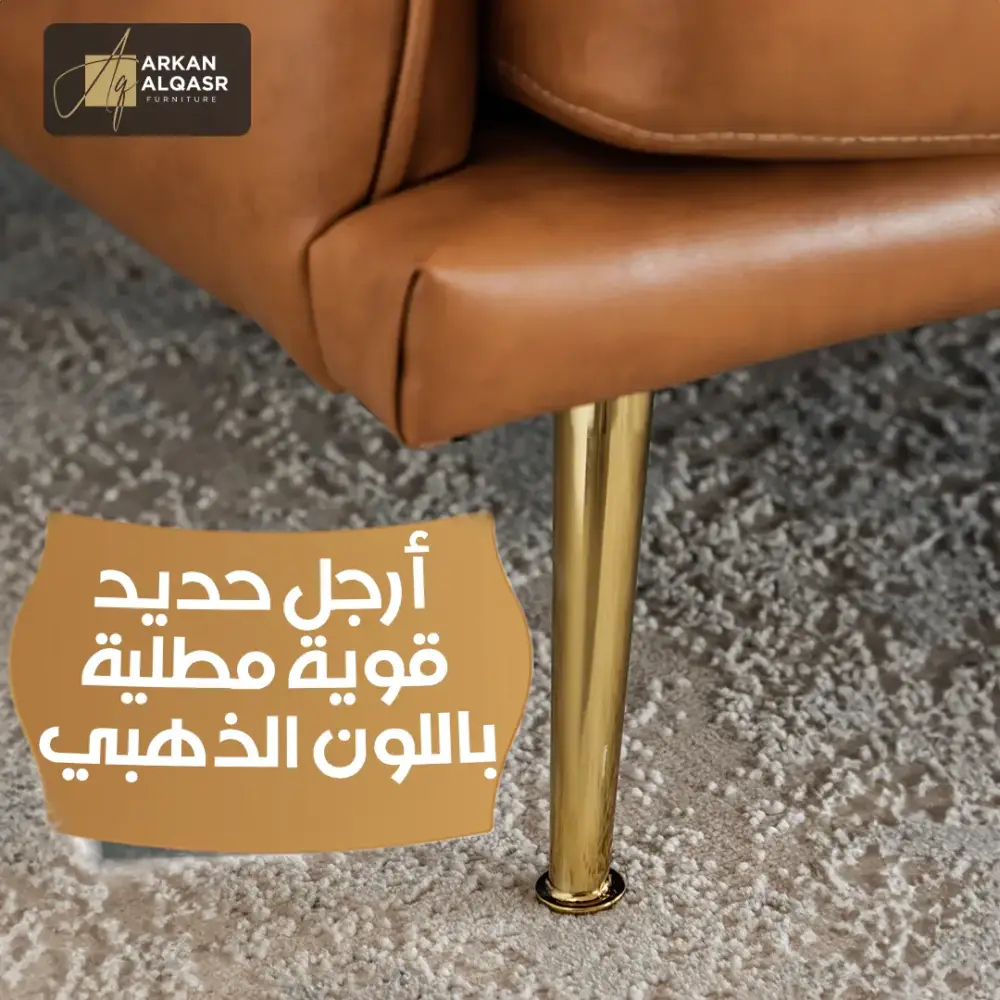 كنب جلد فخم بتصميم ايطالي
