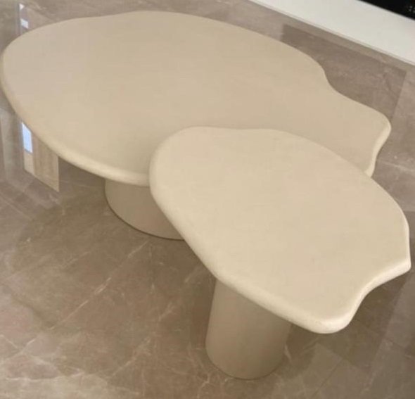 طاولة قهوة فاخرة قطعتين تصميم 2024