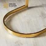 طاولة جانبية بسطح رخام - كاريرا