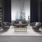 طقم كنب صالة بتصميم مودرن انيق