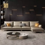 كنبة زاوية فخمة بتصميم مبتكر