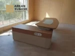 مكتب مودرن بتصميم منحنِ وفاخر